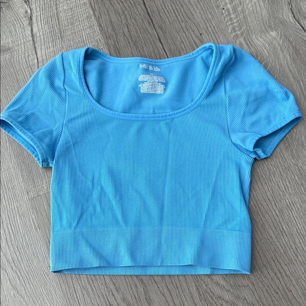 Wild Fable Vibrant Blue Crop Top